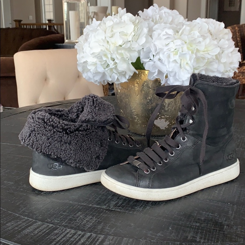 Ugg fleece high tops